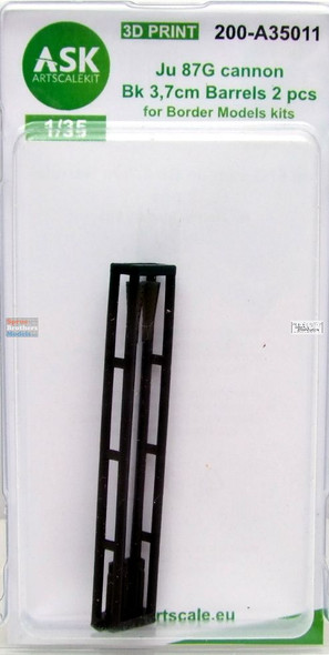 ASKA35011 1:35 ASK/Art Scale Ju87G Cannon Bk 3.7cm Barrels (BDM kit)