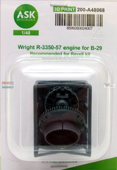 ASKA48068 1:48 ASK/Art Scale Wright R-3350-57 Engine for B-29 Superfortress (REV kit)