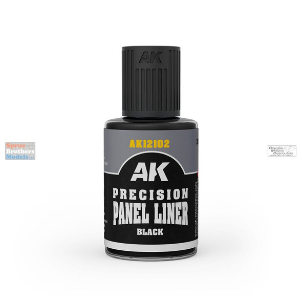 AKI012102 AK Interactive Precision Panel Liner - Black 30ml