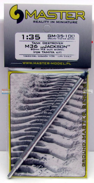 MASGM35100 1:35 Master Model Gun Barrel - M36  Jackson (TAM kit)