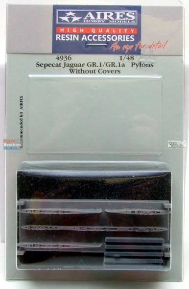 ARS4936 1:48 Aires Jaguar GR.1/GR.1A Pylons Without Covers (AFX kit)
