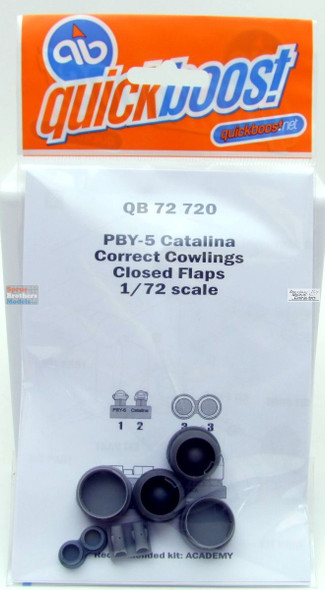 QBT72720 1:72 Quickboost PBY-5 Catalina Correct Cowlings Closed Flaps (ACA kit)