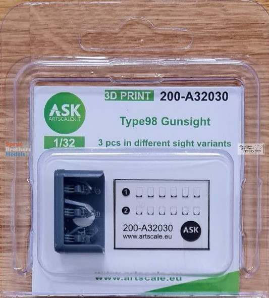 ASKA32030 1:32 ASK/Art Scale WW2 Japanese Type 98 Gunsight Set