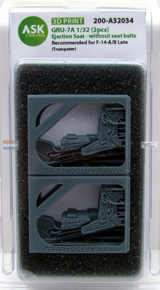ASKA32034 1:32 ASK/Art Scale GRU-7A Ejection Seats without Seatbelts [for F-14A F-14B Late Tomcat] (TRP kit)