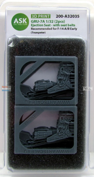 ASKA32035 1:32 ASK/Art Scale GRU-7A Ejection Seats with Seatbelts [for F-14A F-14B Early Tomcat] (TRP kit)
