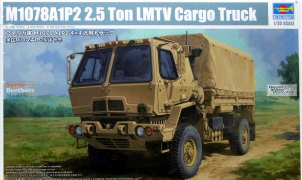 TRP01097 1:35 Trumpeter M1078A1P2 2.5-ton LMTV Cargo Truck