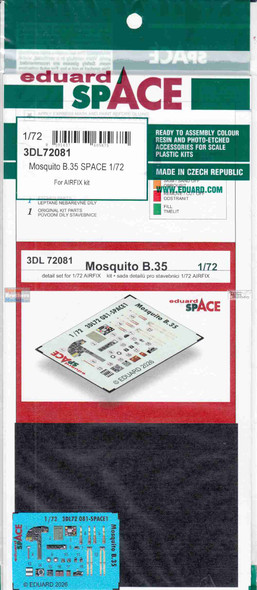 EDU3DL72081 1:72 Eduard SPACE - Mosquito B.35 (AFX kit)