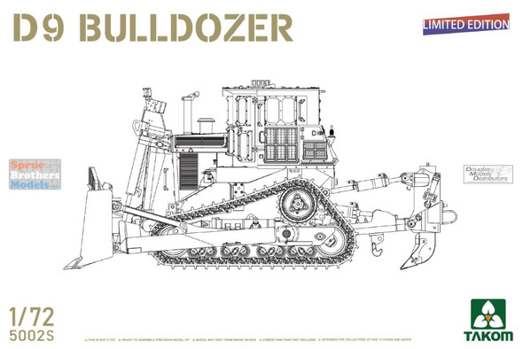 TAK05002S 1:72 Takom D9 Bulldozer