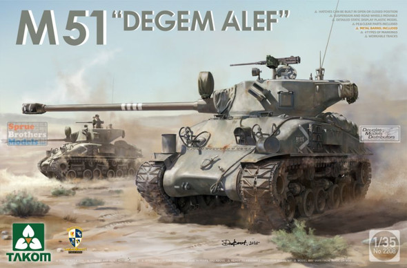 TAK02208 1:35 Takom M51 Degem Alef