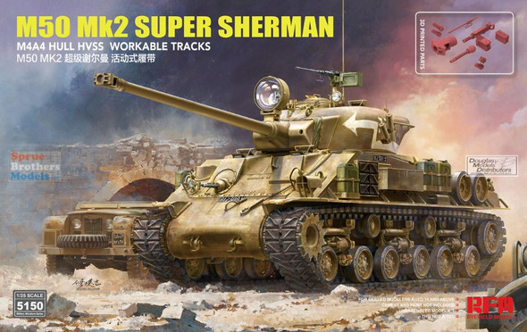 RFMRM5150 1:35 Rye Field Model M50 Mk.2 Super Sherman [Standard Version]