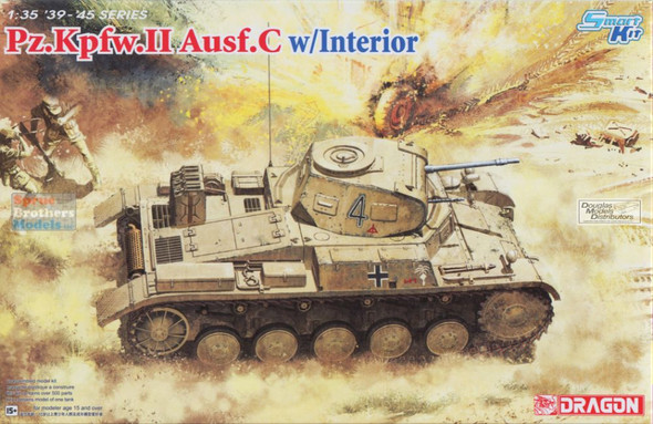 DML6432 1:35 Dragon Panzer Pz.Kpfw.II Ausf.C with Interior