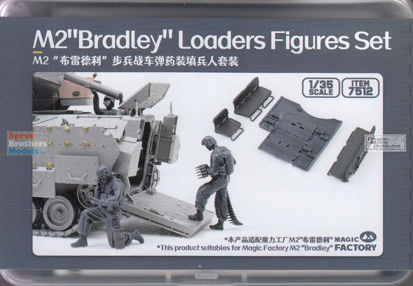 MGF7512 1:35 Magic Factory M2 Bradley Loaders Figure Set