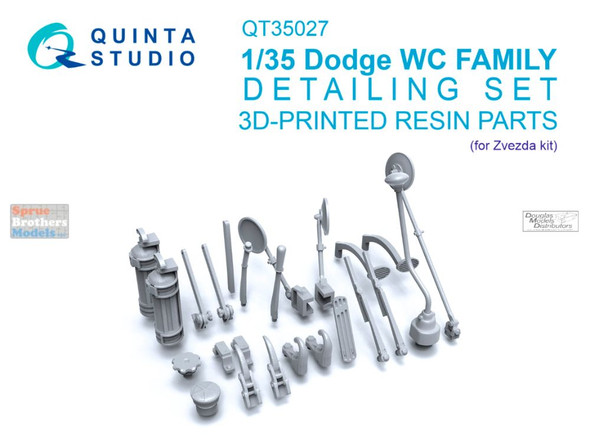 QTSQT35027 1:35 Quinta Studio Dodge WC Family Detail Set (ZVE kit)