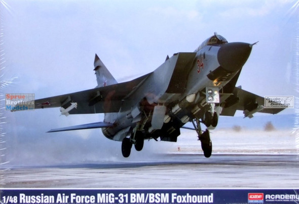 ACA12364 1:48 Academy MiG-31BM/BSM Foxhound