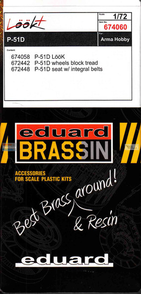 EDU674060 1:72 Eduard LookPlus - P-51D Mustang Detail Set (EDU kit)