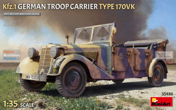 MIA35486 1:35 Miniart Kfz.1 German Troop Carrier Type 170VK