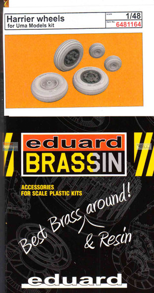 EDU6481164 1:48 Eduard Brassin - Harrier Wheels (UMA kit)