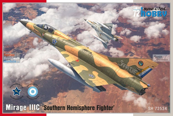 SPH72534 1:72 Special Hobby Mirage IIIC 'Southern Hemisphere Fighter'