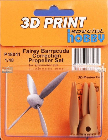 SPHP48041P 1:48 Special Hobby Fairey Barracuda Propeller Correction Set (TRP kit)
