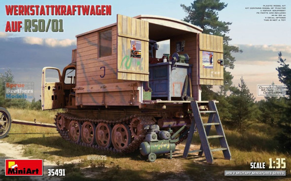 MIA35491 1:35 Miniart Werkstattkraftwagen Auf RSO/01