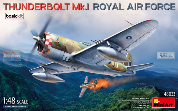 MIA48033 1:48 Miniart Thunderbolt Mk.1 Royal Air Force [Basic Kit]