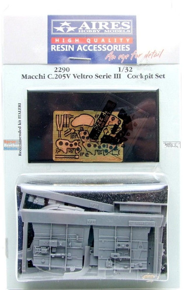 ARS2290 1:32 Aires MC.205V Veltro Serie.III Cockpit Set (ITA kit)