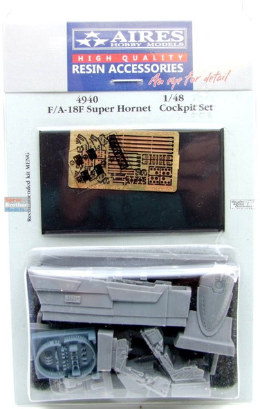 ARS4940 1:48 Aires F-18F Super Hornet Cockpit Set (MNG kit)