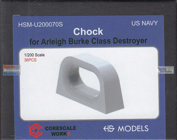 HSMU200070U 1:200 HS Models Chocks for Arleigh Burke Class Destroyer