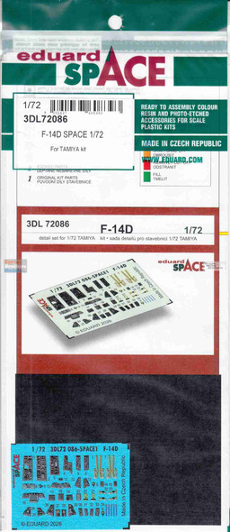 EDU3DL72086 1:72 Eduard SPACE - F-14D Tomcat (TAM kit)