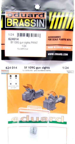 EDU624014 1:24 Eduard Brassin Bf109G Gun Sights (AFX kit)
