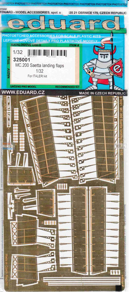 EDU325001 1:32 Eduard PE - MC.200 Saetta Landing Flaps (ITA kit)