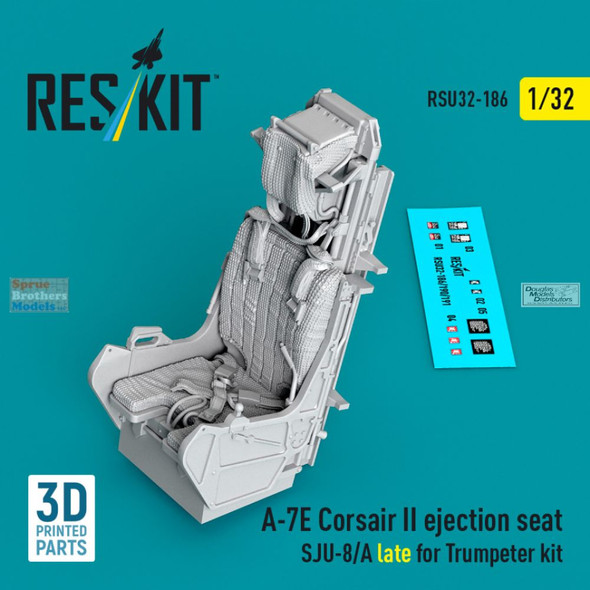RESRSU320186U 1:32 ResKit SJU-8/A Late Ejection Seat for A-7E Corsair II  (TRP kit)