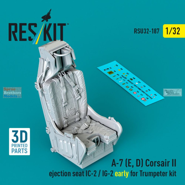 RESRSU320187U 1:32 ResKit IC-2 / IG-2 Early Ejection Seat for A-7D A-7E Corsair II  (TRP kit)