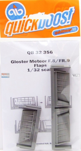 QBT32356 1:32 Quickboost Meteor F.8 / F.9 Flaps (REV kit)