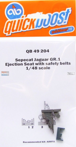 QBT49204 1:48 Quickboost Jaguar GR.1 Ejection Seat with Safety Belts (AFX kit)