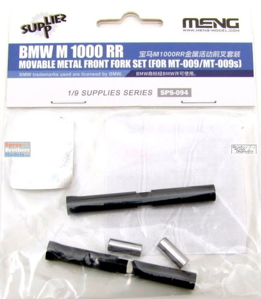 MNGSPS094 1:9 Meng Kawasaki BMW M 1000 RR Movable Metal Front Fork Set (MNG Kit)