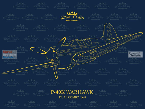 EDUR0024 1:48 Eduard P-40K Warhawk Royal Class Dual Combo (2 full kits)