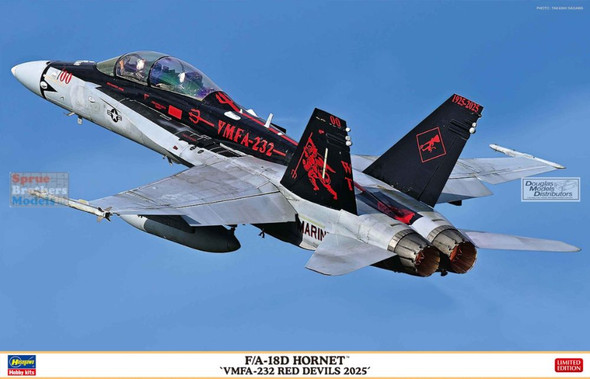 HAS07562 1:48 Hasegawa F-18D Hornet 'VMFA-232 Red Devils 2025'