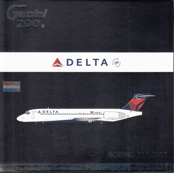 GEMG21417 1:200 Gemini Jets Delta Airlines B717-200 Reg #N947AT (pre-painted/pre-built)