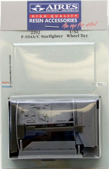 ARS2292 1:32 Aires F-104A F-104C Starfighter Wheel Bay Set (ITA kit)