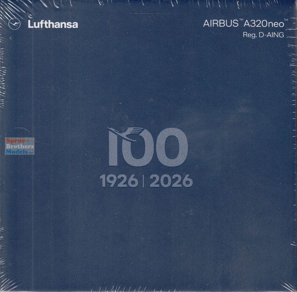 NGM15071 1:400 NG Model ULTIMATE Lufthansa Airbus A320neo Reg #D-AING '100 Year Anniversary' (pre-painted/pre-built)