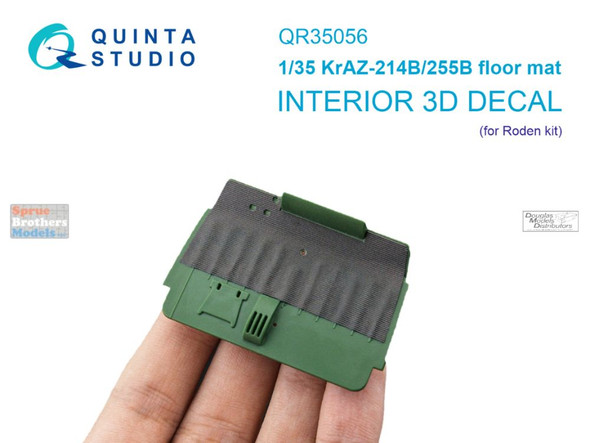 QTSQR35056 1:35 Quinta Studio 3D Decal - KrAZ-214B/255B Floor Mat (ROD kit)