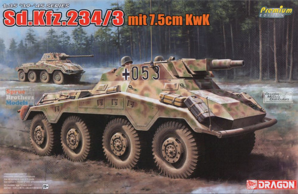 DML6964 1:35 Dragon Sd.Kfz.234/3 mit 7.5cm KwK