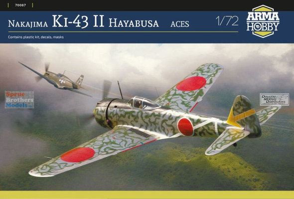 ARM70087 1:72 Arma Hobby Ki-43 II Hayabusa Aces