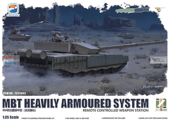 ZIMTC35003 1:35 Zimi Model Toucan ZTZ-99A MBT with Remote Controlled Weapon Station
