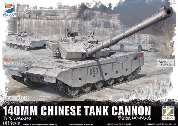 ZIMTC35005 1:35 Zimi Model Toucan ZTZ-99A MBT with 140mm Chinese Tank Cannon Type 99A2-140