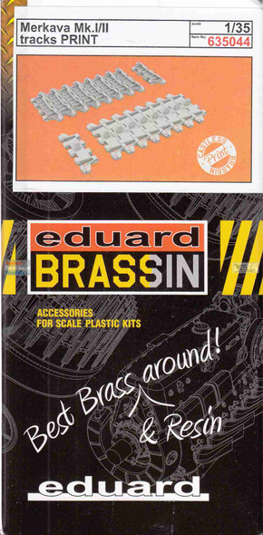 EDU635044 1:35 Eduard Brassin Merkava Mk.I/II Workable Track Set