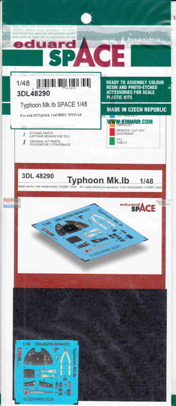 EDU3DL48290 1:48 Eduard SPACE - Typhoon Mk.Ib (HAS kit)