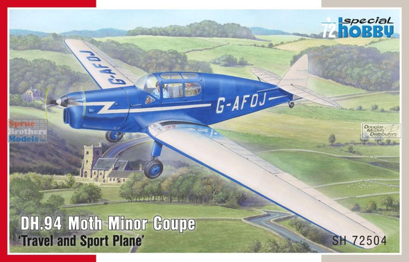 SPH72504 1:72 Special Hobby Mirage DH.94 Moth Minor Coupe 'Travel and Sport Plane'