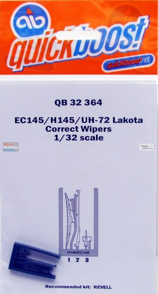 QBT32364 1:32 Quickboost EC145 H145 UH-72 Lakota Correct Wipers (REV kit)